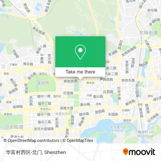 华富村西区-北门 map