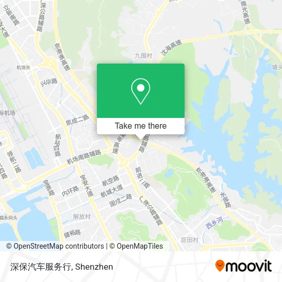 深保汽车服务行 map