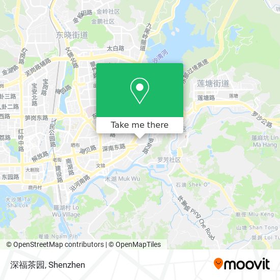 深福茶园 map