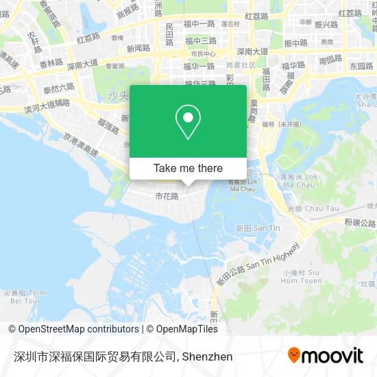 深圳市深福保国际贸易有限公司 map