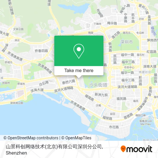 山景科创网络技术(北京)有限公司深圳分公司 map