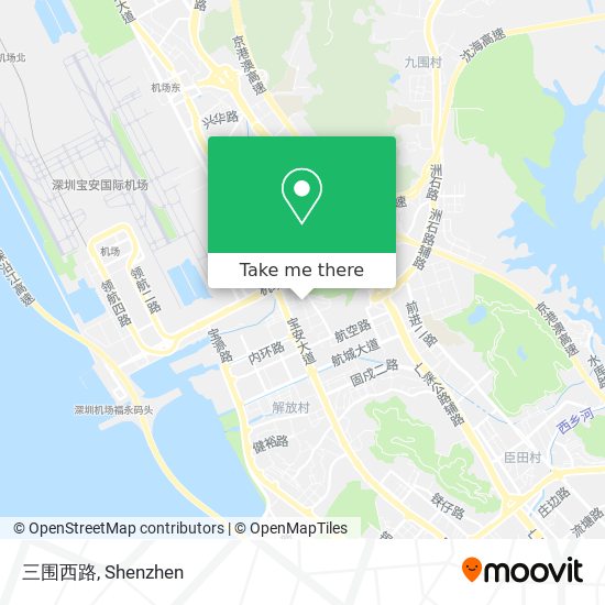三围西路 map