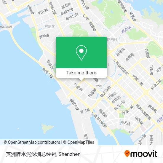 英洲牌水泥深圳总经销 map