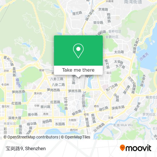 宝岗路9 map