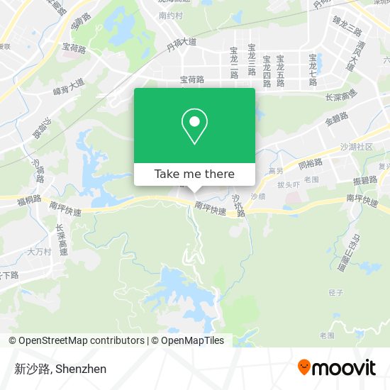 新沙路 map