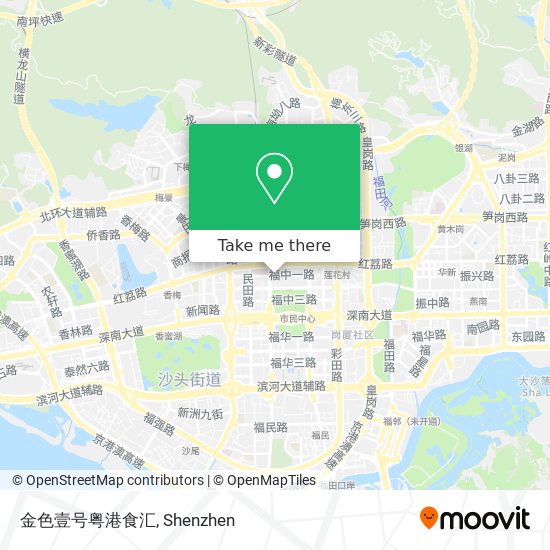 金色壹号粤港食汇 map
