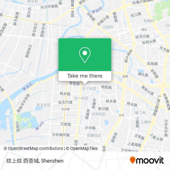 煌上煌 西荟城 map