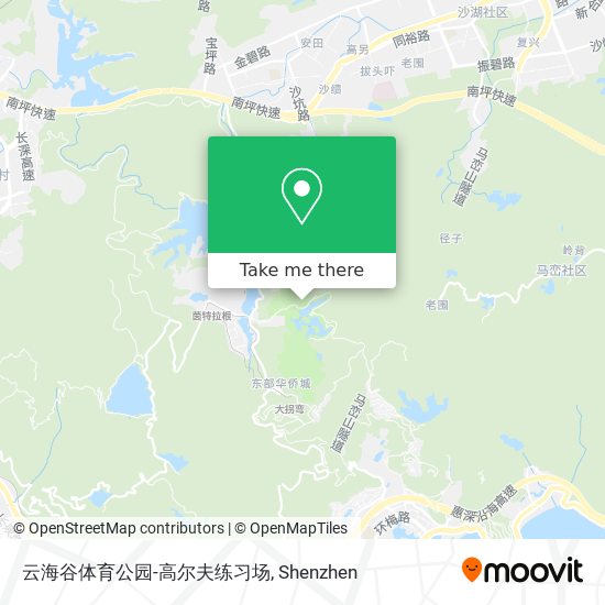 云海谷体育公园-高尔夫练习场 map