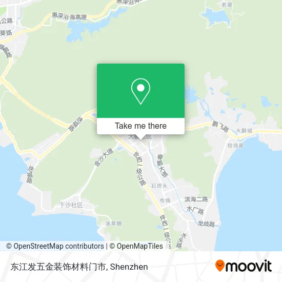东江发五金装饰材料门市 map
