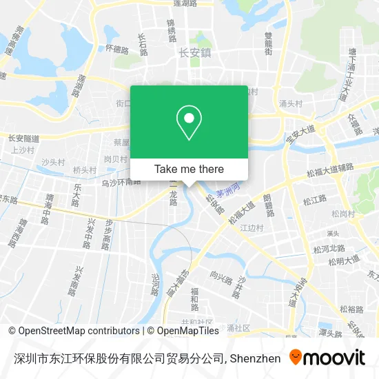 深圳市东江环保股份有限公司贸易分公司 map