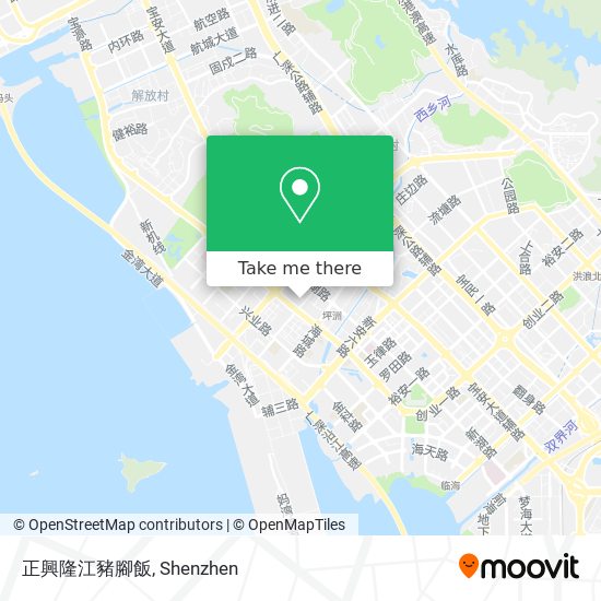 正興隆江豬腳飯 map