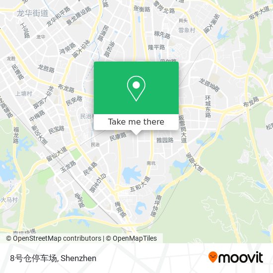 8号仓停车场 map