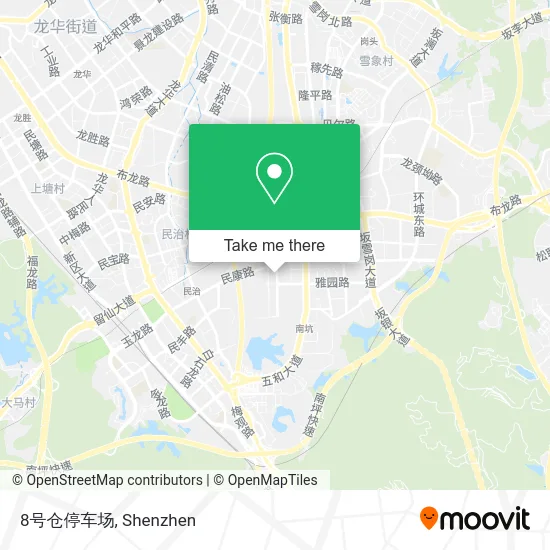 8号仓停车场 map