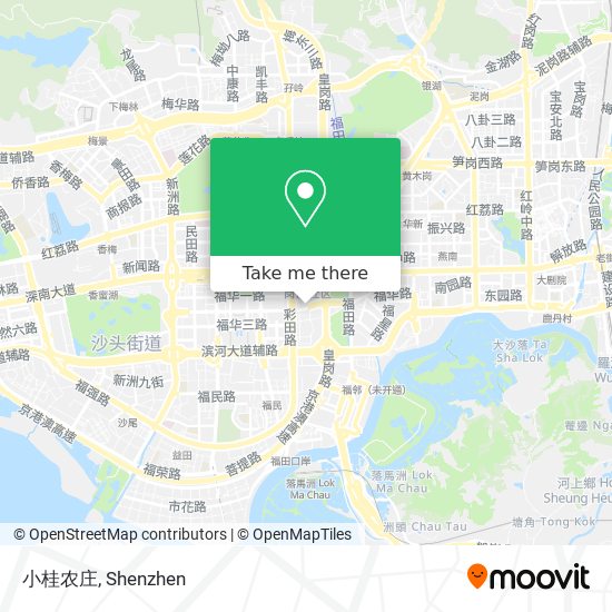 小桂农庄 map