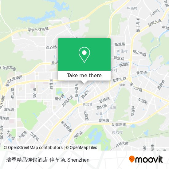 瑞季精品连锁酒店-停车场 map