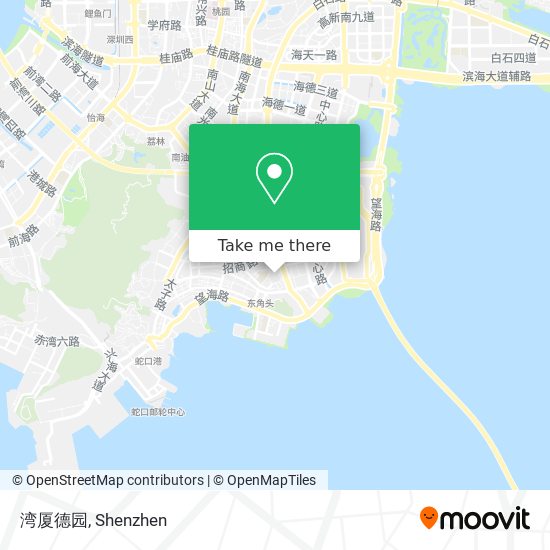 湾厦德园 map