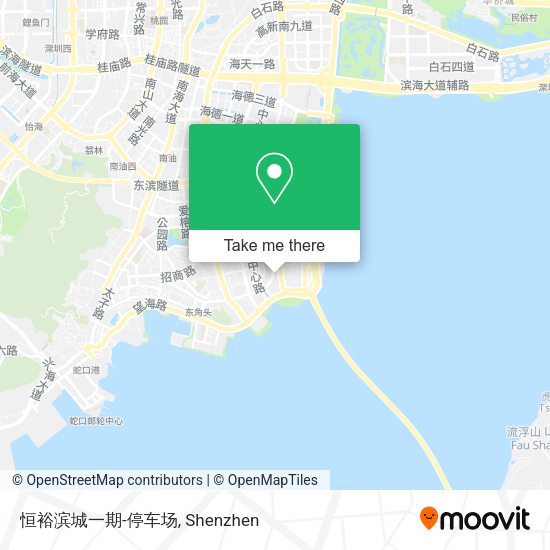 恒裕滨城一期-停车场 map