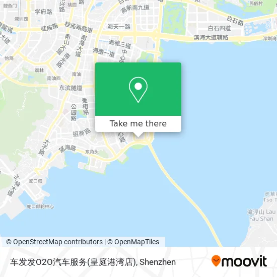 车发发O2O汽车服务(皇庭港湾店) map