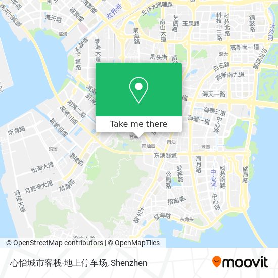心怡城市客栈-地上停车场 map