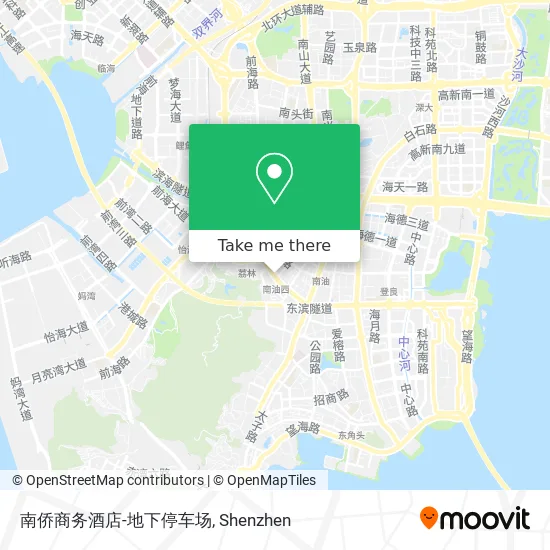 南侨商务酒店-地下停车场 map