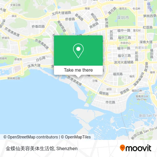 金蝶仙美容美体生活馆 map