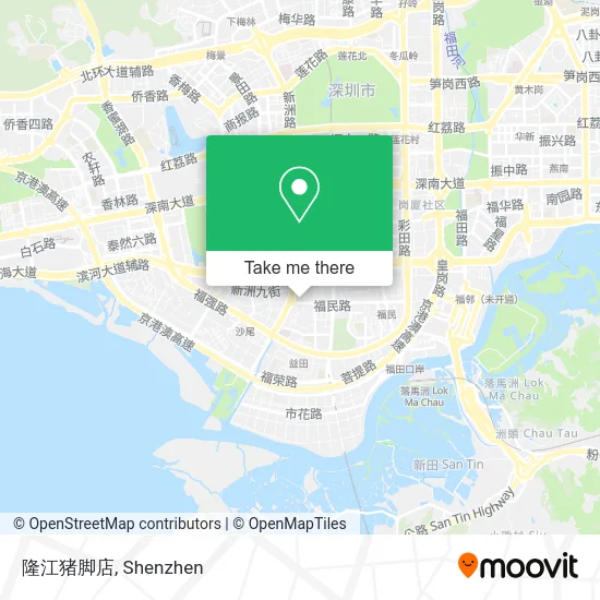 隆江猪脚店 map