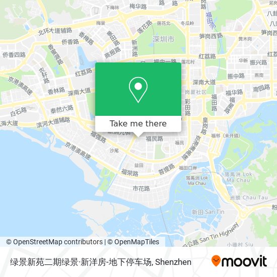绿景新苑二期绿景·新洋房-地下停车场 map