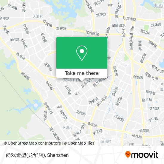尚戏造型(龙华店) map