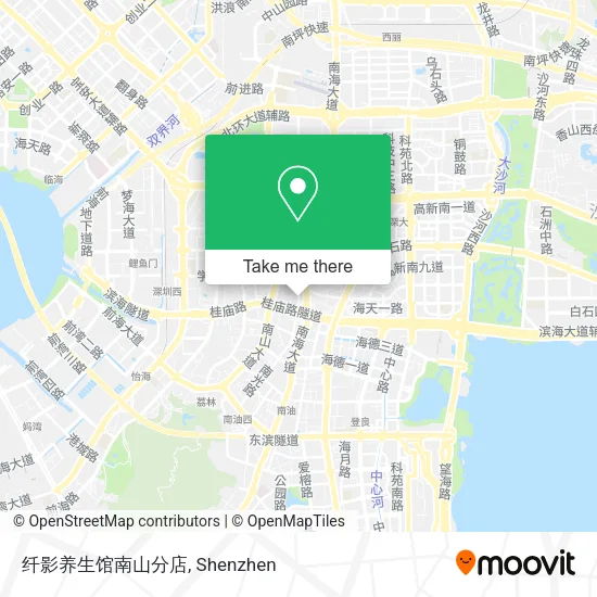 纤影养生馆南山分店 map