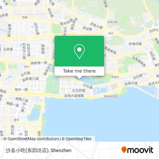沙县小吃(东四坊店) map