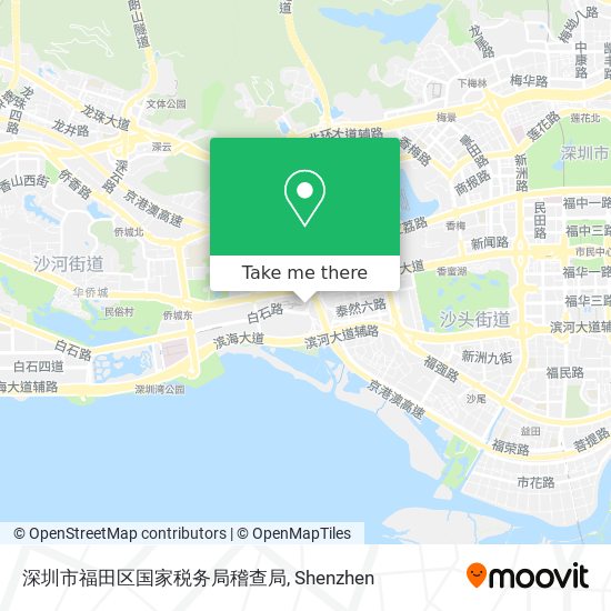深圳市福田区国家税务局稽查局 map