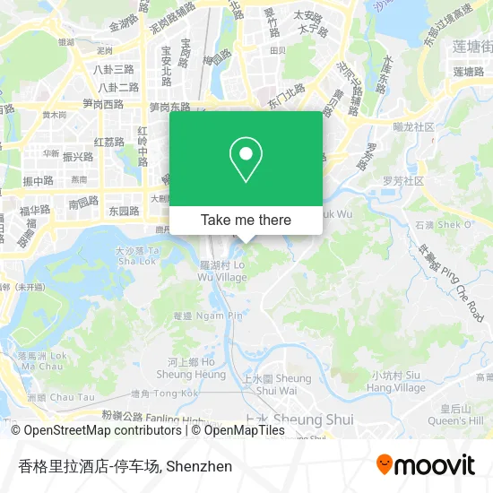 香格里拉酒店-停车场 map