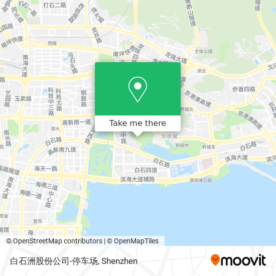 白石洲股份公司-停车场 map
