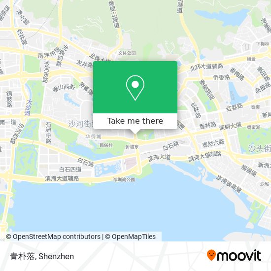 青朴落 map