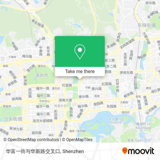 华富一街与华新路交叉口 map