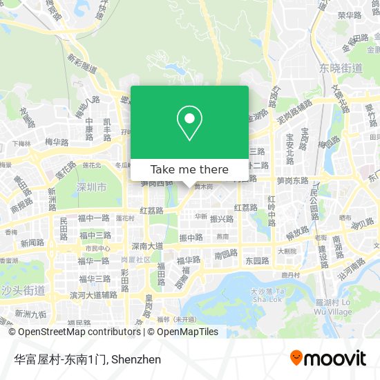 华富屋村-东南1门 map