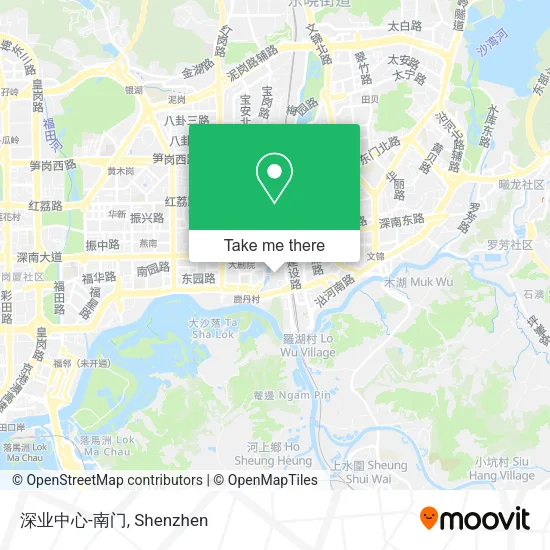 深业中心-南门 map