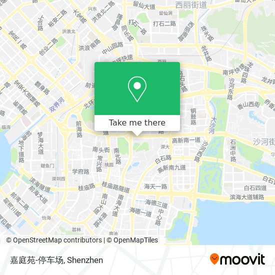 嘉庭苑-停车场 map