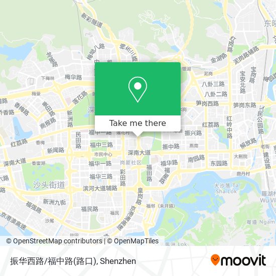 振华西路/福中路(路口) map