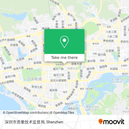 深圳市质量技术监督局 map