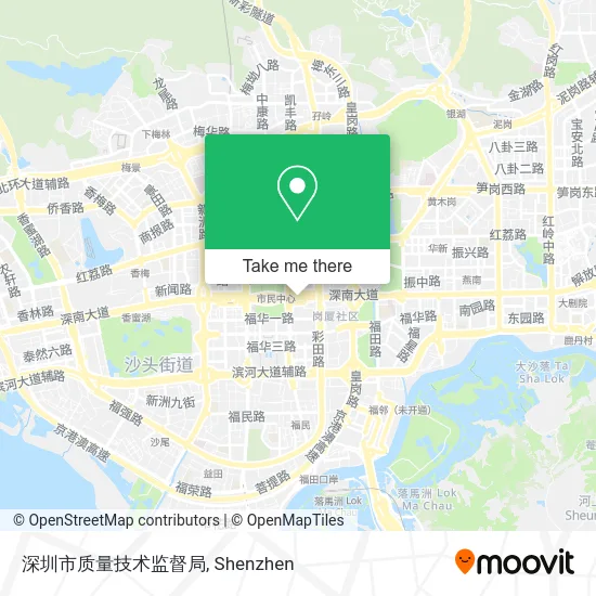 深圳市质量技术监督局 map