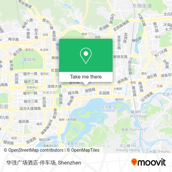 华强广场酒店-停车场 map