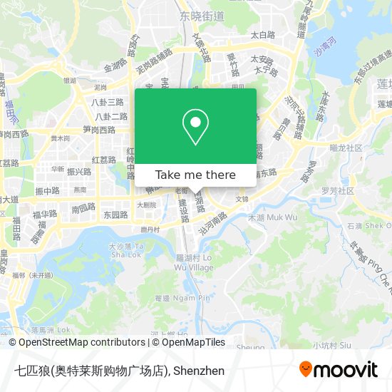 七匹狼(奥特莱斯购物广场店) map