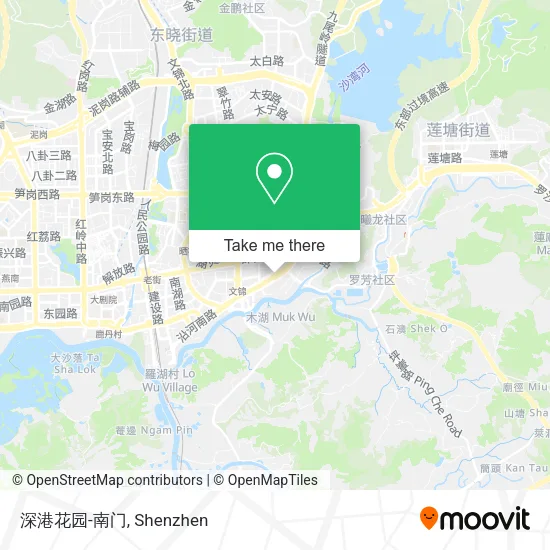 深港花园-南门 map