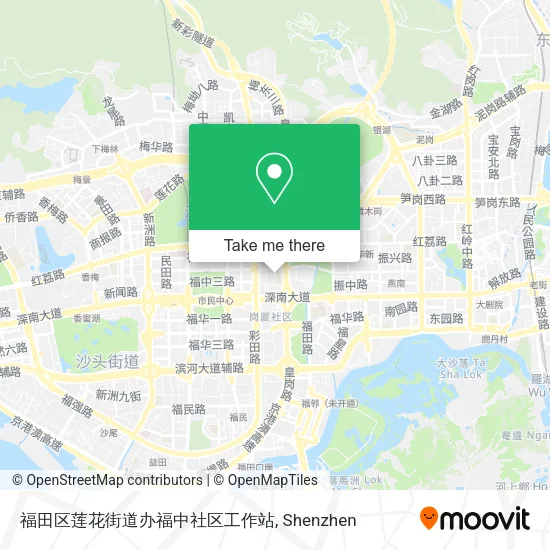 福田区莲花街道办福中社区工作站 map
