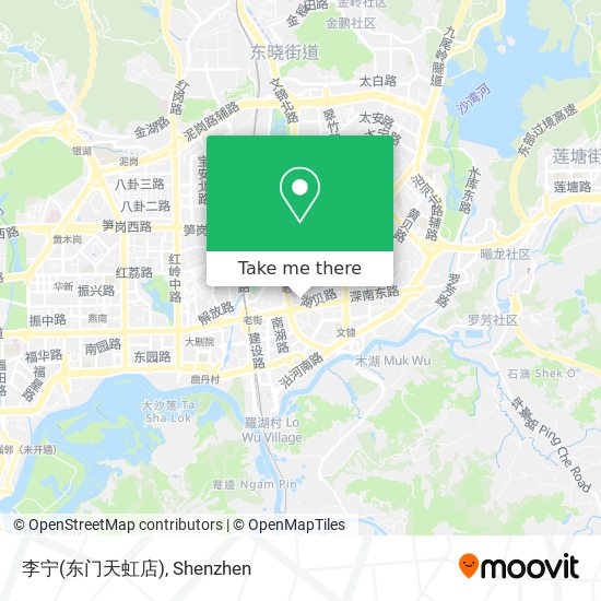 李宁(东门天虹店) map