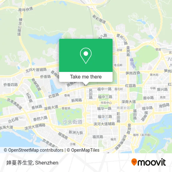 婵蔓养生堂 map
