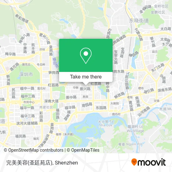 完美美容(圣廷苑店) map