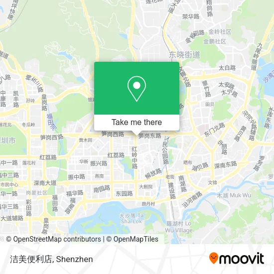 洁美便利店 map