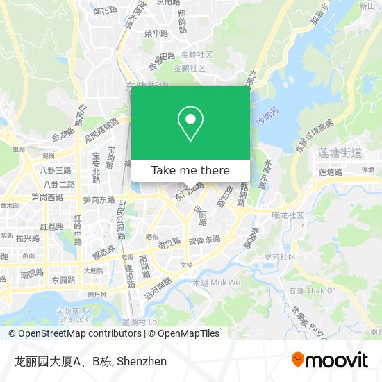 龙丽园大厦A、B栋 map